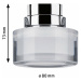 PAULMANN URail LED spot Ceiling Topa Dot 5,2W chrom/čirá/satén stmívatelné 955.02 P 95502