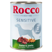 Rocco Sensitive 12 x 400 g - zvěřina & těstoviny