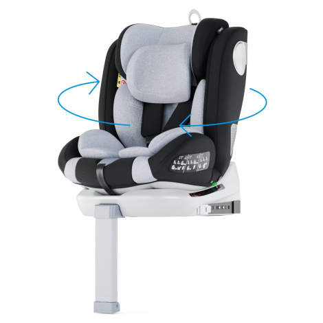 Babify Palubní 360° otočná opěrka nohou dětské sedačky 40-150 cm Systém ISOFIX 5bodový pásový sy