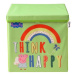Lifeney Úložný box s víkem Prasátko Peppa Think Happy 33 × 33 × 33 cm