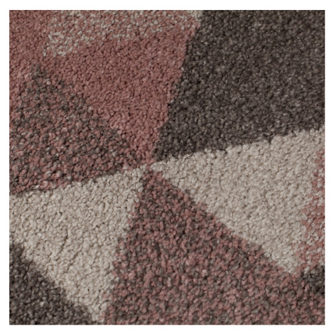 Kusový koberec Dakari Nuru Pink/Cream/Grey 60x230 cm Flair Rugs