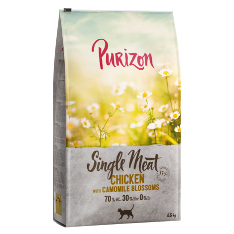 Purizon granule, 5 / 6,5 kg - 250 Kč SLEVA - Single Meat kuřecí s květy heřmánku (6,5kg)