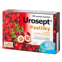 Urosept pastilky bez cukru 24ks Dr.Müller