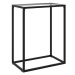 Konzolový stolek transparentní 60 × 35 × 75 cm tvrzené sklo