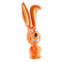 Akinu hračka pro psa latex zajíc oranžový 16cm