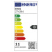 EMOS LED žárovka Filament A67 11W E27 teplá bílá Z74284