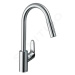 HANSGROHE Focus M41 Dřezová baterie s výsuvnou sprškou, chrom 31815000