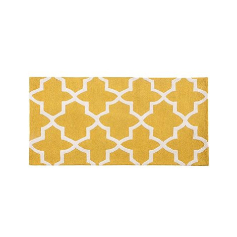Žlutý bavlněný koberec 80x150 cm SILVAN, 62661 BELIANI