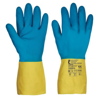 Free Hand CASPIA pracovní rukavice latex/neopren chemicky odolné