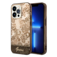 Guess Pouzdro Case Kryt Obal S Logem Pro Iphone 14 Pro 6,1 Ochre