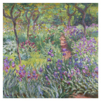 Obrazová reprodukce The Garden in Giverny, Claude Monet, 40 × 40 cm