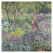 Obrazová reprodukce The Garden in Giverny, Claude Monet, 40 × 40 cm