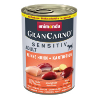 Animonda GranCarno Sensitiv čisté kuřecí maso s bramborami 24x400g