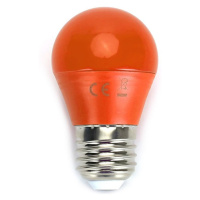 B.V. LED Žárovka G45 E27/4W/230V oranžová