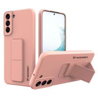 Wozinsky Kickstand Case silikonové pouzdro se stojánkem Samsung Galaxy S22+ růžové