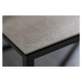 LuxD Keramický konferenční stolek Sloane 100 cm beton