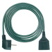 EMOS Prodlužovací kabel 2 m / 1 zásuvka / zelený / PVC / 1 mm2 P0112Z