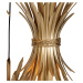 Art Deco závěsná lampa zlatá 3-světelná - Wesley