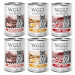 Wolf of Wilderness míchaná balení - 10 % sleva - Senior 6 x 400 g - se spoustou čerstvé drůbeže 