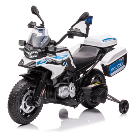 Dětská elektrická motorka BestBerg BBCC-80W – BMW F 850 GS / od 3 let / nosnost 30 kg / policie