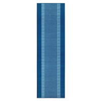Hanse Home Collection koberce Běhoun Basic 105489 Jeans Blue - 80x250 cm