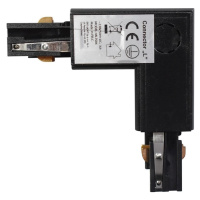 Konektor pro svítidla v lištovém systému 3-fázový TRACK černá typ L