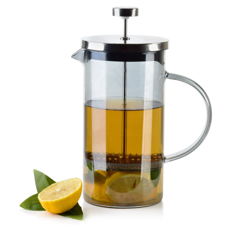 Allesken French press Perellino 1000 ml stříbrná