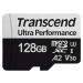 TRANSCEND MicroSDXC karta 128GB 340S, UHS-I U3 A2 Ultra Performace 160/125 MB/s