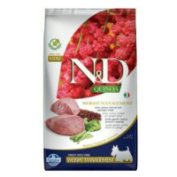 N&D Quinoa DOG Weight Mnmgnt Lamb &Broccoli Mini 800g sleva