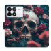 iSaprio Flip pouzdro Skull in Roses 02 pro Poco F6 Pro