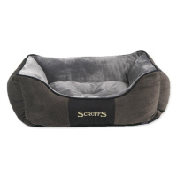 Pelíšek Scruffs Chester Box Bed šedý S 50x40cm