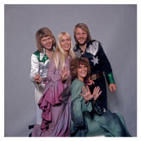 Fotografie Studio shot of Swedish pop group ABBA, Germany 1970s, 40 × 40 cm