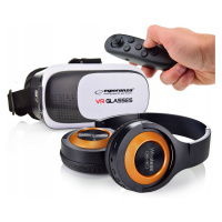 Brýle Google Vr 3D Sluchátky+pilot Bluetoot