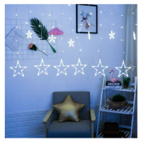 Dekorační světelný řetěz WHITE STARS délka 410 cm výška 60-100 cm Mybesthome