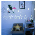 Dekorační světelný řetěz WHITE STARS délka 410 cm výška 60-100 cm Mybesthome