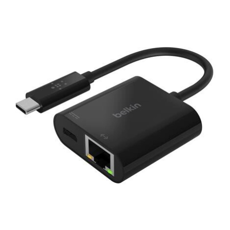 Belkin USB-C adaptér s Ethernet (60W napájení) černý