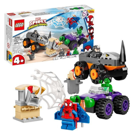 Lego® marvel 10782 hulk vs. rhino – souboj džípů