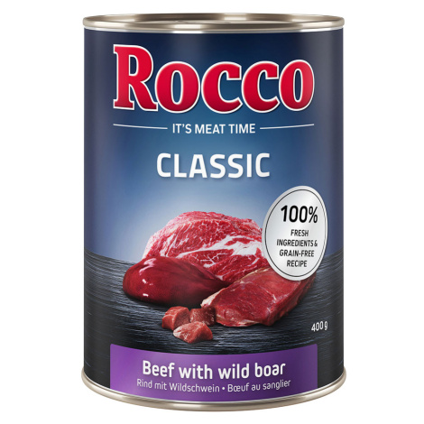 Rocco Classic 12 x 400 g - Hovězí s divočákem