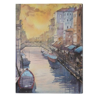 Obraz na plátně Rajan Dey - Venice in Late Afternoon, (40 x 50 cm)
