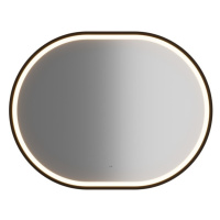 ArtCom LED zrcadlo APOLLO 2 | černá 90 x 70 cm