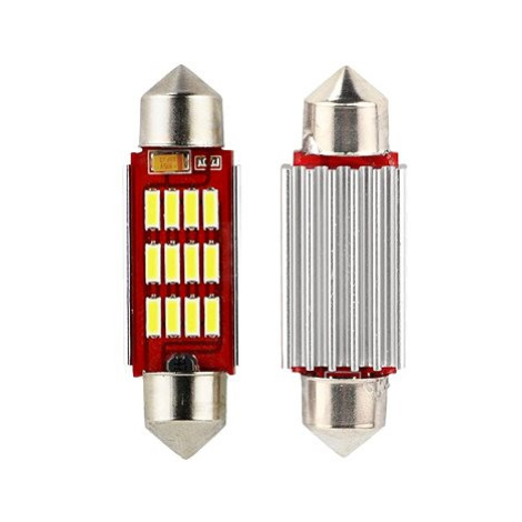 SEFIS LED žárovka sufit 36mm 12V 12SMD CANBUS