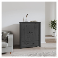 vidaXL Skříň highboard šedá 83 x 41,5 x 100 cm masivní borové dřevo