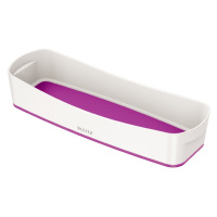 Bílo-fialový stolní organizér Leitz MyBox, délka 31 cm