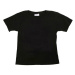 Dětské tričko krátký rukáv - černé, 110 cm (3-4 roky)
