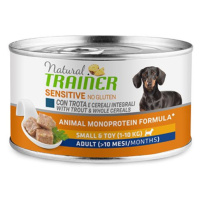 Natural Trainer No gluten small&toy pstruh konzerva 150 g