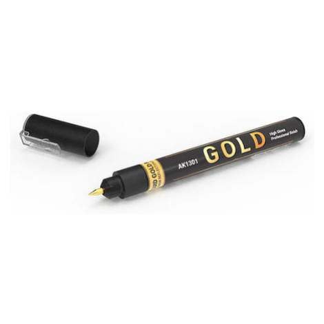 AK Interactive: Metallic Liquid Marker - Gold