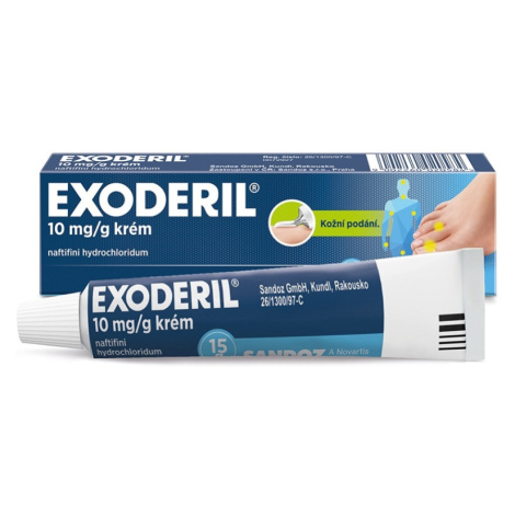 EXODERIL Krém 10 mg 15 g