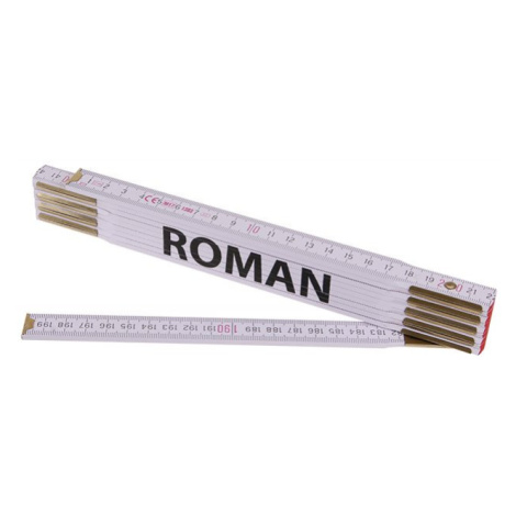FESTA Metr skládací 2m ROMAN (PROFI, bílý, dřevo)
