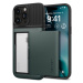 Spigen Slim Armor CS pancéřové pouzdro na iPhone 15 PRO 6.1" Abyss green