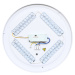 Ecolite LED stropní svítidlo kruh 18W 1470lm CCT IP44 bílé WCLR-18W/CCT